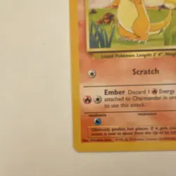 Pokemon Charmander Base Set Card 046/102 50 HP Common English Regular - Image 4