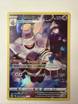 Dusknoir TG06/TG30 Full Art 2022 Pokemon Brilliant Stars Trainer Gallery Card NM - Image 1