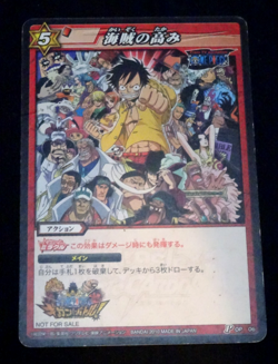 One Piece Miracle Battle Carddass PROMO P OP 06 Luffy Bandai 2010 Japanese Card - Image 1