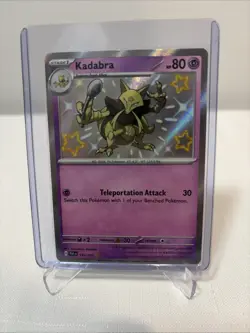 Pokemon Kadabra 149/091 Paldean Fates Shiny Rare NM - Image 1