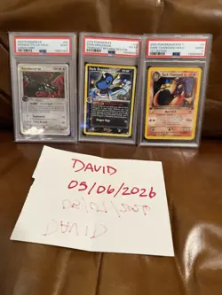 Pokemon Lot PSA 1-4 Dark Charizard Team Rocket Returns Dragoniar And aerodactyl - Image 1