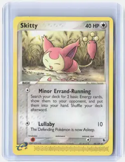 Skitty 44/109 Uncommon Ruby & Sapphire Pokemon Near Mint - Image 1