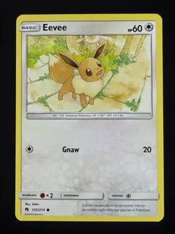 Eevee 155/214 Common Lost Thunder Pokemon Near Mint - Image 1