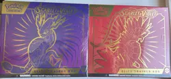 Pokemon TCG Scarlet and Violet Base Elite Trainer Box Lot of 2! New! Sealed! - Image 1