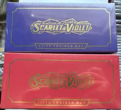 Pokemon TCG Scarlet and Violet Base Elite Trainer Box Lot of 2! New! Sealed! - Image 5