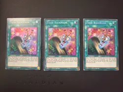 3 x Toon Bookmark BLCR-EN067 Secret Rare 1st Edition YuGiOh Playset NM - Image 1