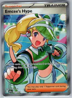Emcee's Hype 220/182 SV10: Destined Rivals - Pokemon Card - NM - Image 1