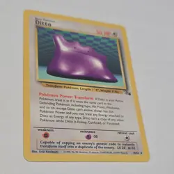 Pokemon Ditto Fossil Rare Wizards 18/62 Unlimited English Regular - Image 2