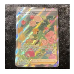 Pokemon Gardenia's Vigor Ultra Rare Full Art Holo Trainer GG61/GG70 Crown Zenith - Image 1