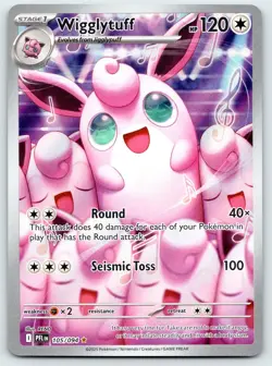 Wigglytuff 105/094 Illustration Rare Phantasmal Flames Pokemon Holo 2025 NM - Image 1
