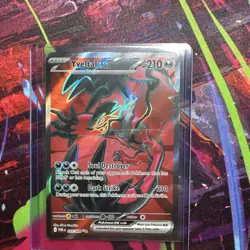 Yveltal EX 105/088 POR Full Art Ultra Rare Holo 210 HP 210 Attack Pokemon TCG - Image 2