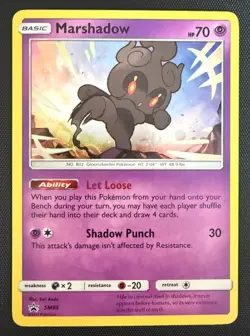 Marshadow SM85 - SM Black Star Promo - Pokemon TCG Excellent - Image 1