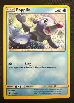 Pokemon Card Popplio SM03 Black Star Promo General Mills Exclusive Excellent - Image 1