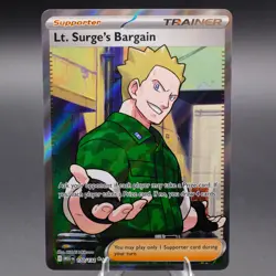 Lt. Surge's Bargain 170/132 Ultra Rare ME01: Mega Evolution Pokemon TCG NM - Image 1