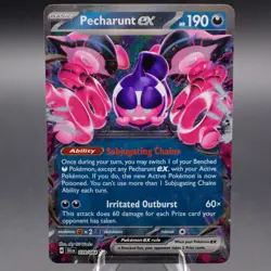 Pecharunt ex - 039/064 Double Rare SV: Shrouded Fable Pokemon TCG NM - Image 1