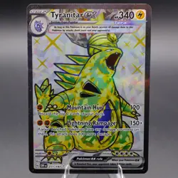 Tyranitar ex - 211/197 Ultra Rare SV03: Obsidian Flames Pokemon TCG NM - Image 1