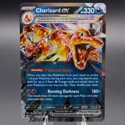 Charizard ex - 054/091 Double Rare SV: Paldean Fates Pokemon TCG NM - Image 1