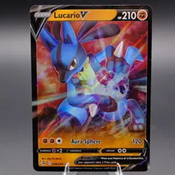 Lucario V 146/264 Ultra Rare SWSH08: Fusion Strike Pokemon TCG NM - Image 1