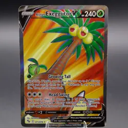 Alolan Exeggutor V (Full Art) 071/078 Ultra Rare Pokemon GO Pokemon TCG NM - Image 1