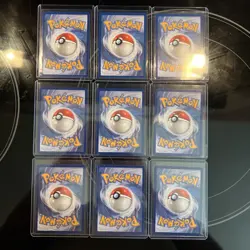 Pokemon Full Set of 9 First Partner Series 1 Illustration Collection English NM - Image 4