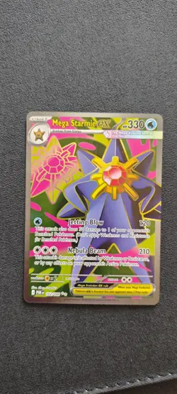 Pokemon - Mega Starmie ex 102/088 - Full Art - NM pack fresh perfect order - Image 1