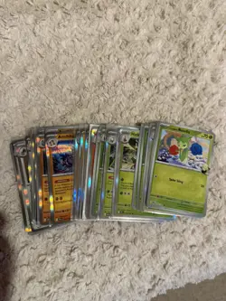 Pokemon TCG Destined Rivals Holo & reverse bundle, around 60 cards NM - Image 1
