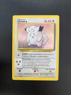 Pokemon Card Clefairy Holo 5/102 Set Base ITA italiano played PL vintage - Image 1