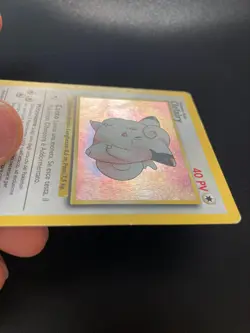Pokemon Card Clefairy Holo 5/102 Set Base ITA italiano played PL vintage - Image 3