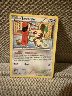 Smeargle 123/162 BREAKthrough Rare Pokemon Card - Image 1