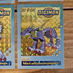 Vintage Digimon Toy Promo Cards | Lot of 4 Holo Prism Cards - Image 3