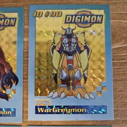 Vintage Digimon Toy Promo Cards | Lot of 4 Holo Prism Cards - Image 4
