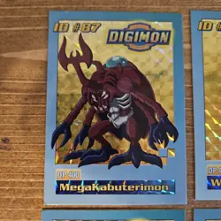 Vintage Digimon Toy Promo Cards | Lot of 4 Holo Prism Cards - Image 5