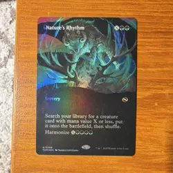 Wizards of the Coast MTG Nature's Rhythm Tarkir: Dragonstorm Foil Rare 0349 - Image 1