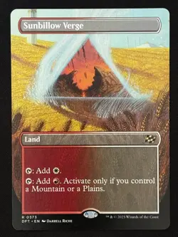 1x MTG Sunbillow Verge (Borderless) - Aetherdrift (DFT) #373 - Magic - Image 1