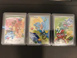 Pokemon TCG First Partner Illustration Collection Series 1 Kanto GEN 1 Starters - Image 1