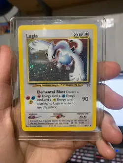 Lugia Neo Genesis Holo Rare 9/111 Pokemon Card English 2000 - Image 1
