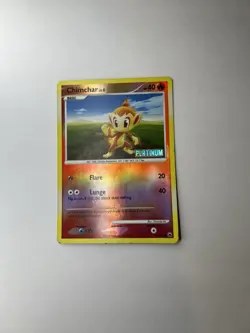 Pokemon Chimchar 56/100 Reverse Holo Majestic Dawn Platinum Stamped BK Promo - Image 1