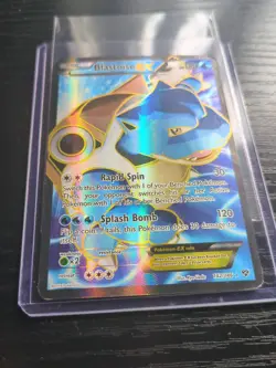 Pokemon TCG Blastoise EX Full Art Holo Ultra Rare XY 142/146 English - Image 1