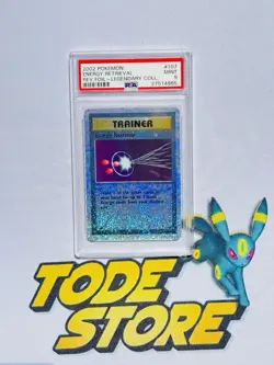 Pokemon Trainer Energy Retrieval #107 Reverse Holo PSA9 Legendary Collection - Image 1