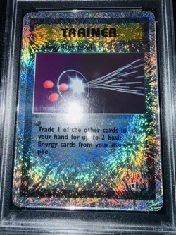 Pokemon Trainer Energy Retrieval #107 Reverse Holo PSA9 Legendary Collection - Image 4