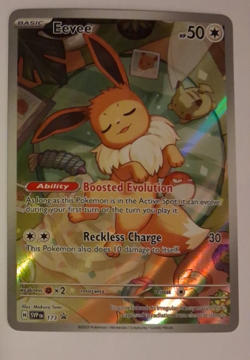 Eevee NM SVP 173 Black Star Promo Scarlet & Violet Promos 173 Pokemon TCG - Image 1