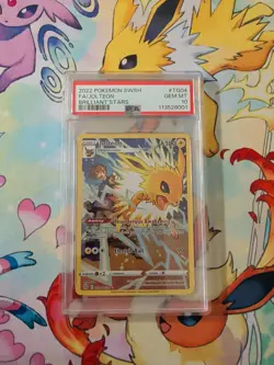 Jolteon #TG04/TG30 - 2022 Pokemon SWSH Brilliant Stars - Gem MINT PSA 10 - Image 1