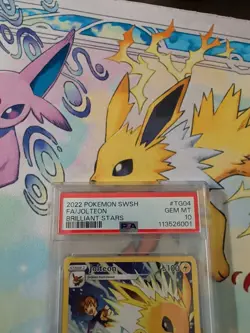Jolteon #TG04/TG30 - 2022 Pokemon SWSH Brilliant Stars - Gem MINT PSA 10 - Image 2