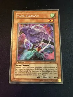 Yata-Garasu LOD-000 Legacy of Darkness 1st Edition Secret Rare YU-GI-OH LP - Image 1