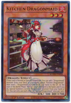 Kitchen Dragonmaid BLMM-EN058 Ultra Rare NM Yu-Gi-Oh! TCG #1 - Image 1