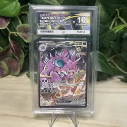 ACE 10 Team Rockets Nidoking ex 233 SIR Destined Rivals Pokemon Card - Image 1