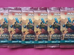 Magic The Gathering 8x LORD OF THE RINGS TALES MIDDLE-EARTH DRAFT Boosters MTG - Image 1