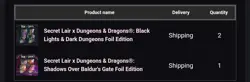 MTG Secret Lair x Dungeons & Dragons: Black Lights & Dark Dungeons FOIL | 2026 - Image 3