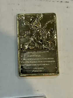 1999 Burger King Pokemon Mewtwo 23k Gold Plated Trading Card Used - Image 2