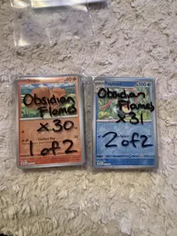 Obsidian Flames - 61 cards - Holo/Reverse Holo - Pokemon - Joblot - Bundle - Image 2